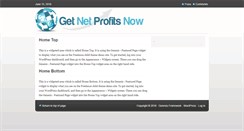 Desktop Screenshot of getnetprofitsnow.com